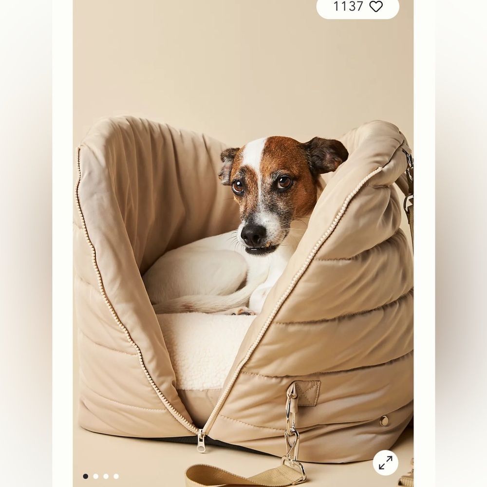 Anthropologie Nooee Pet Lola Dog & Cat Car Seat
